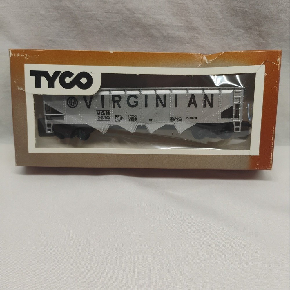 Tyco HO Scale Hopper Car Virginian 344C Open Hopper Car New in Box Vintage